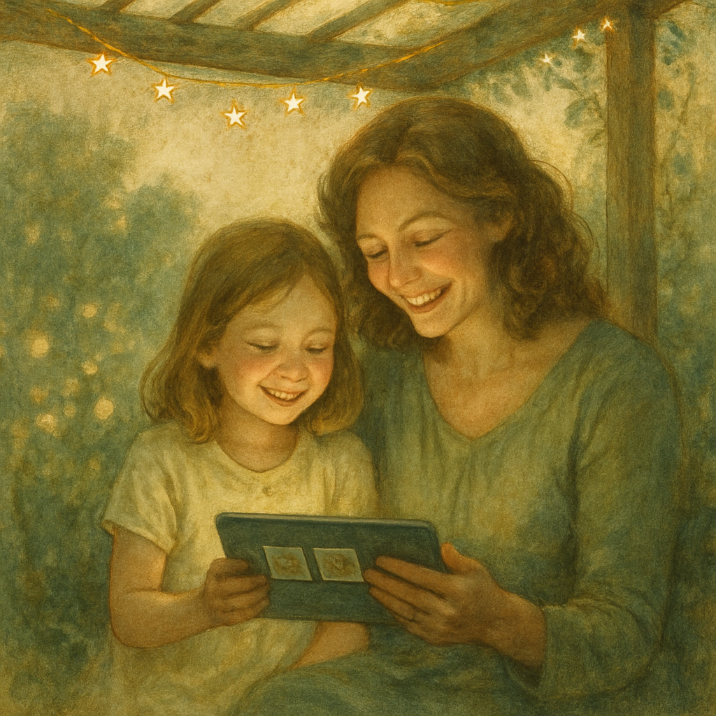 Starlit Garden Photo Share painting number kit