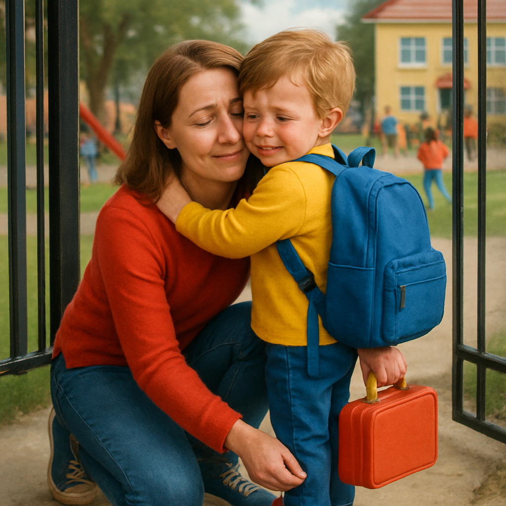 First Day Of School Goodbye Paint by numbers art
