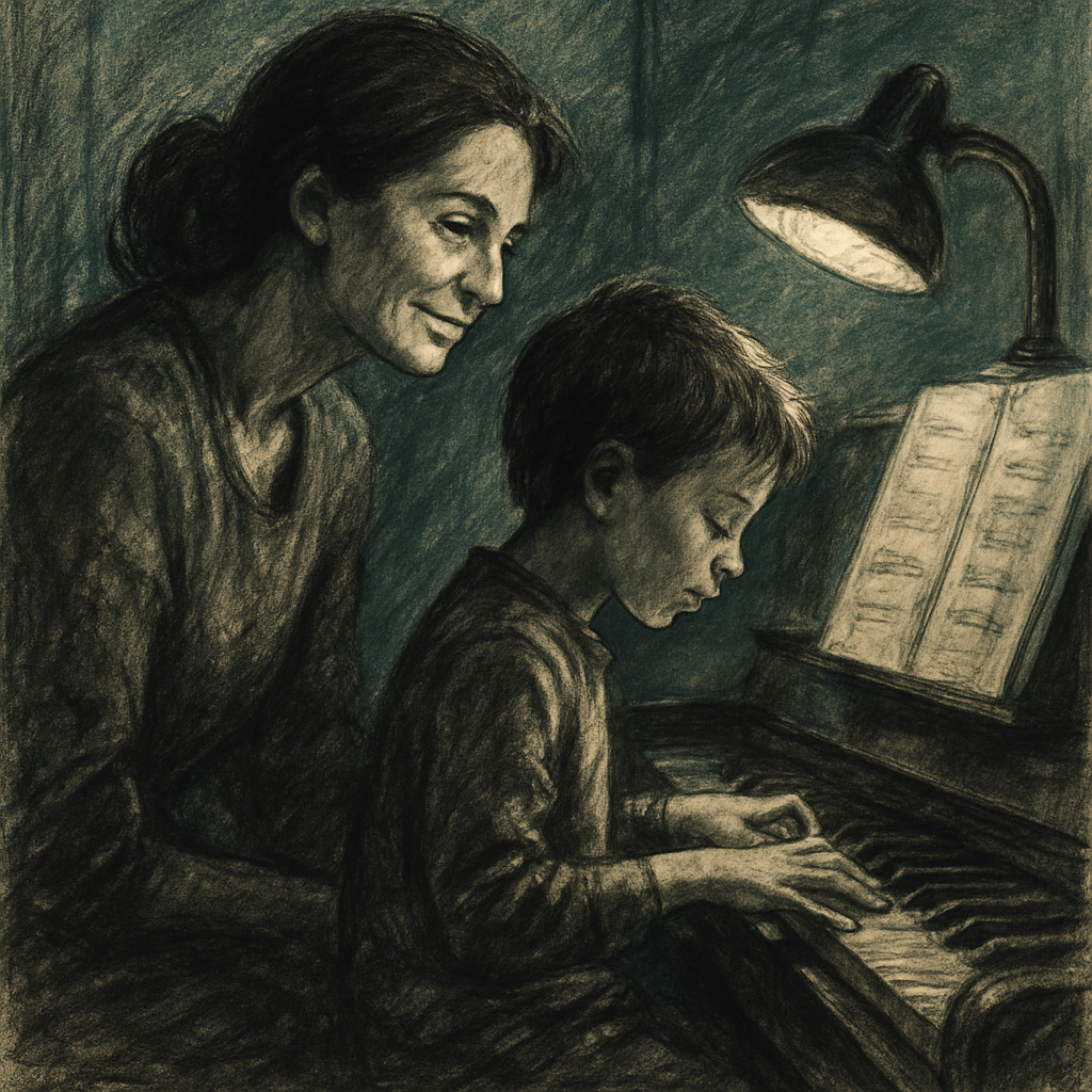 Music Practice Encouragement Number painting
