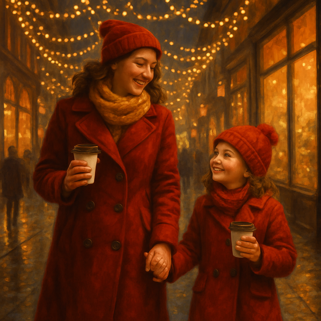 Holiday Lights Hand In Hand Paint by numbers kits