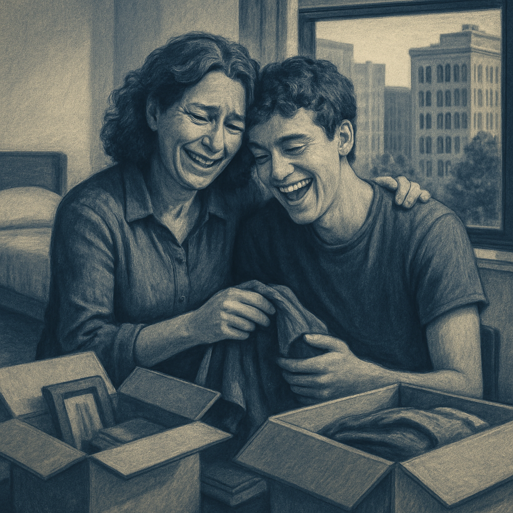 College Move In Helping Hands painting number kit