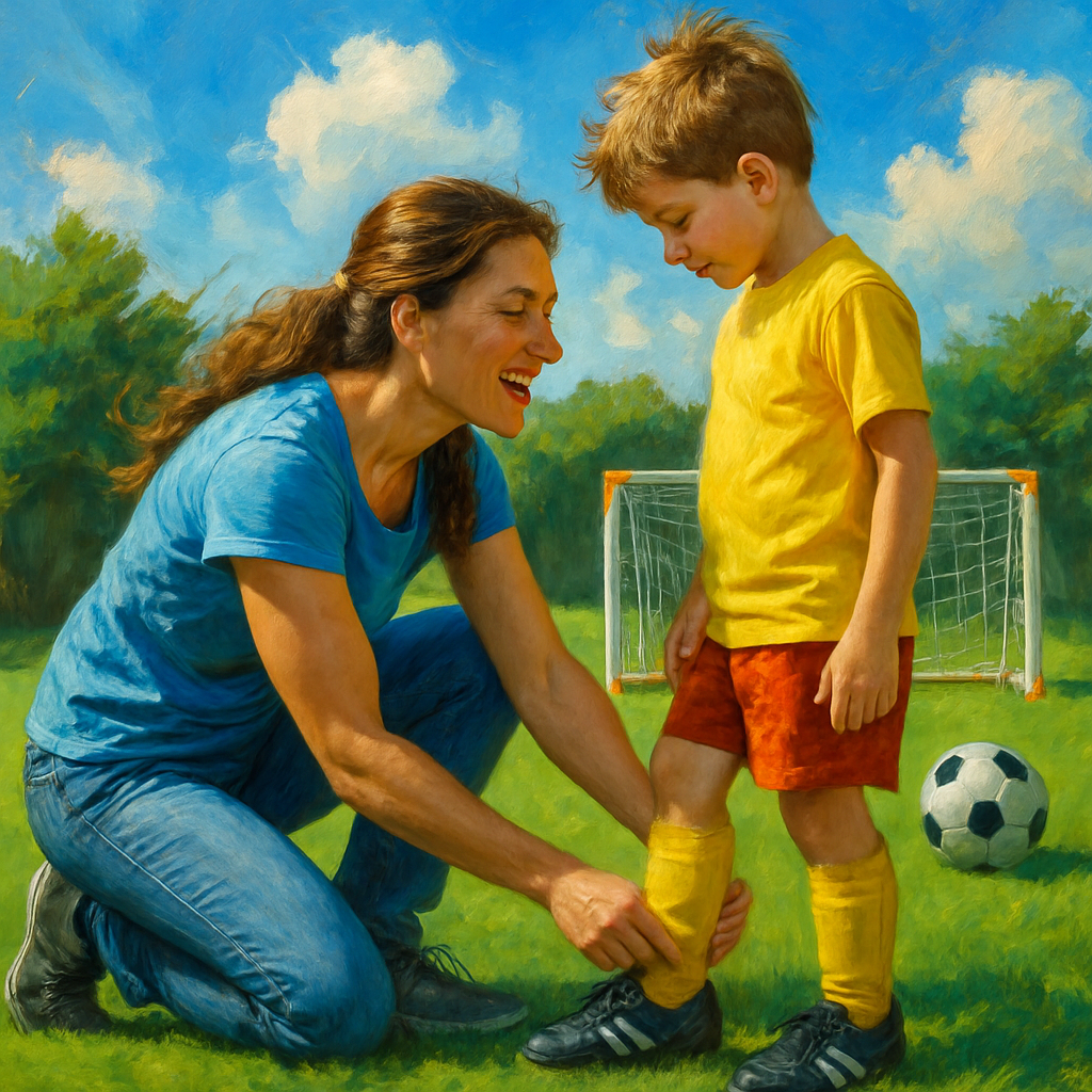 Soccer Practice Sideline Numbered painting kits