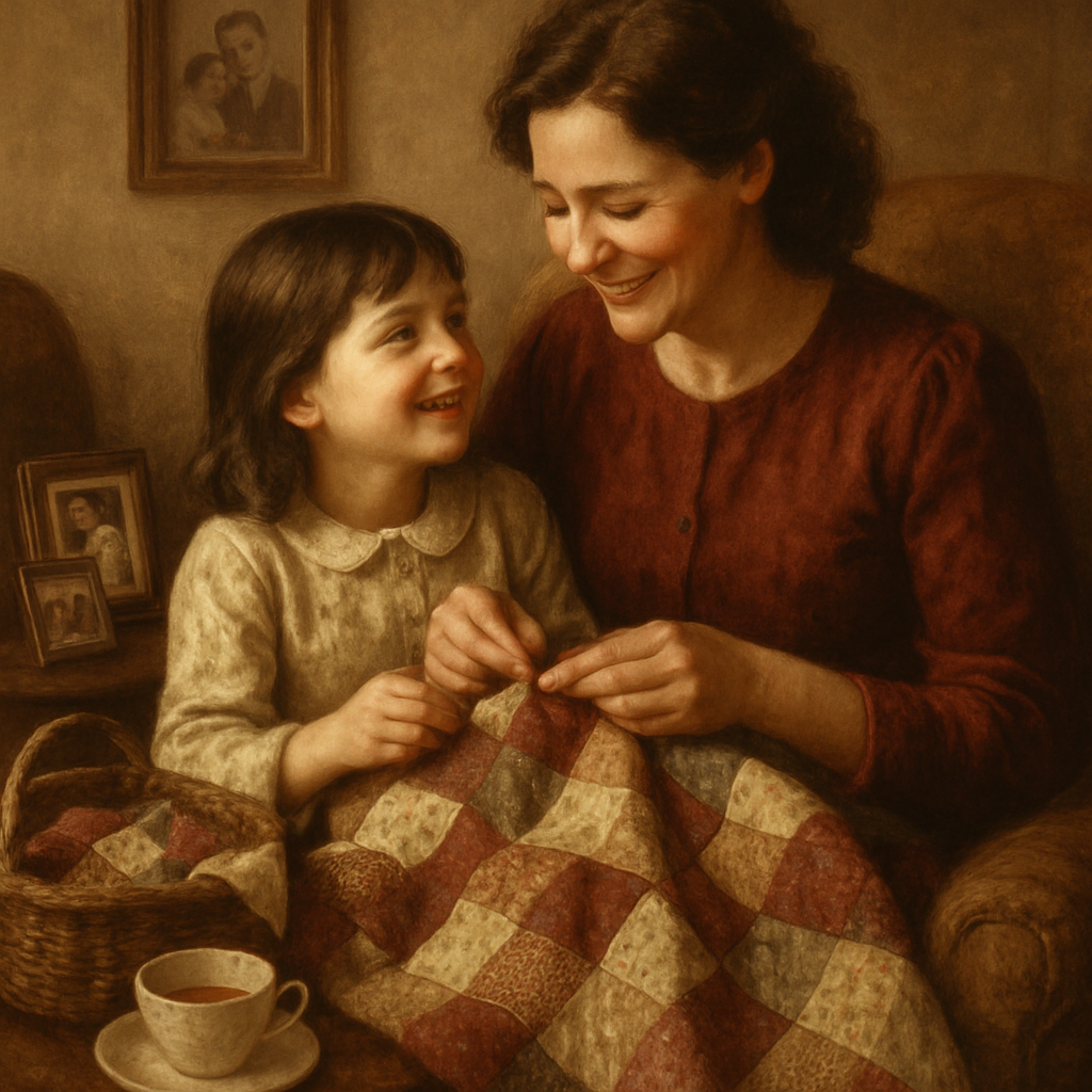 Quiet Patchwork Sewing paint by number