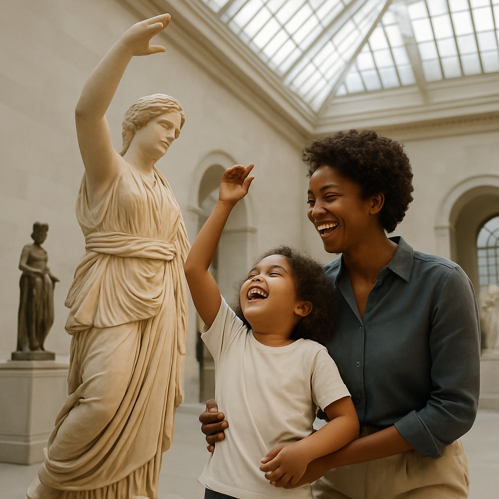Museum Sculpture Mimic Paint by numbers art
