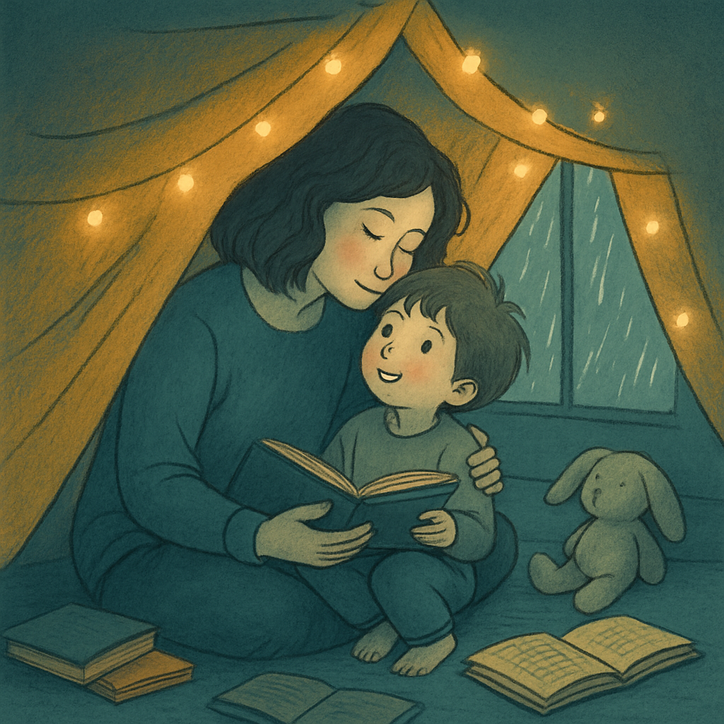 Rainy Day Fort Adventure Numbered painting kits