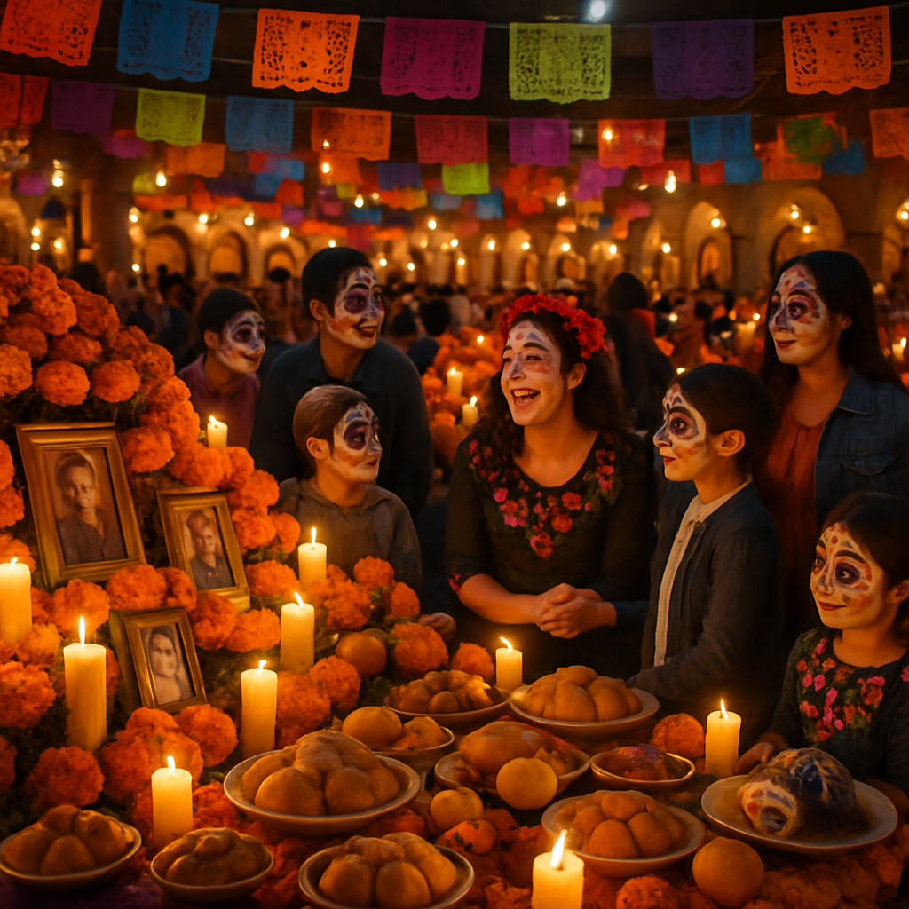 Dia De Los Muertos Celebration painting number kit
