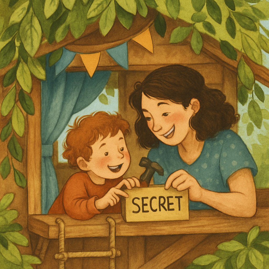 Treehouse Secret Club paint by number