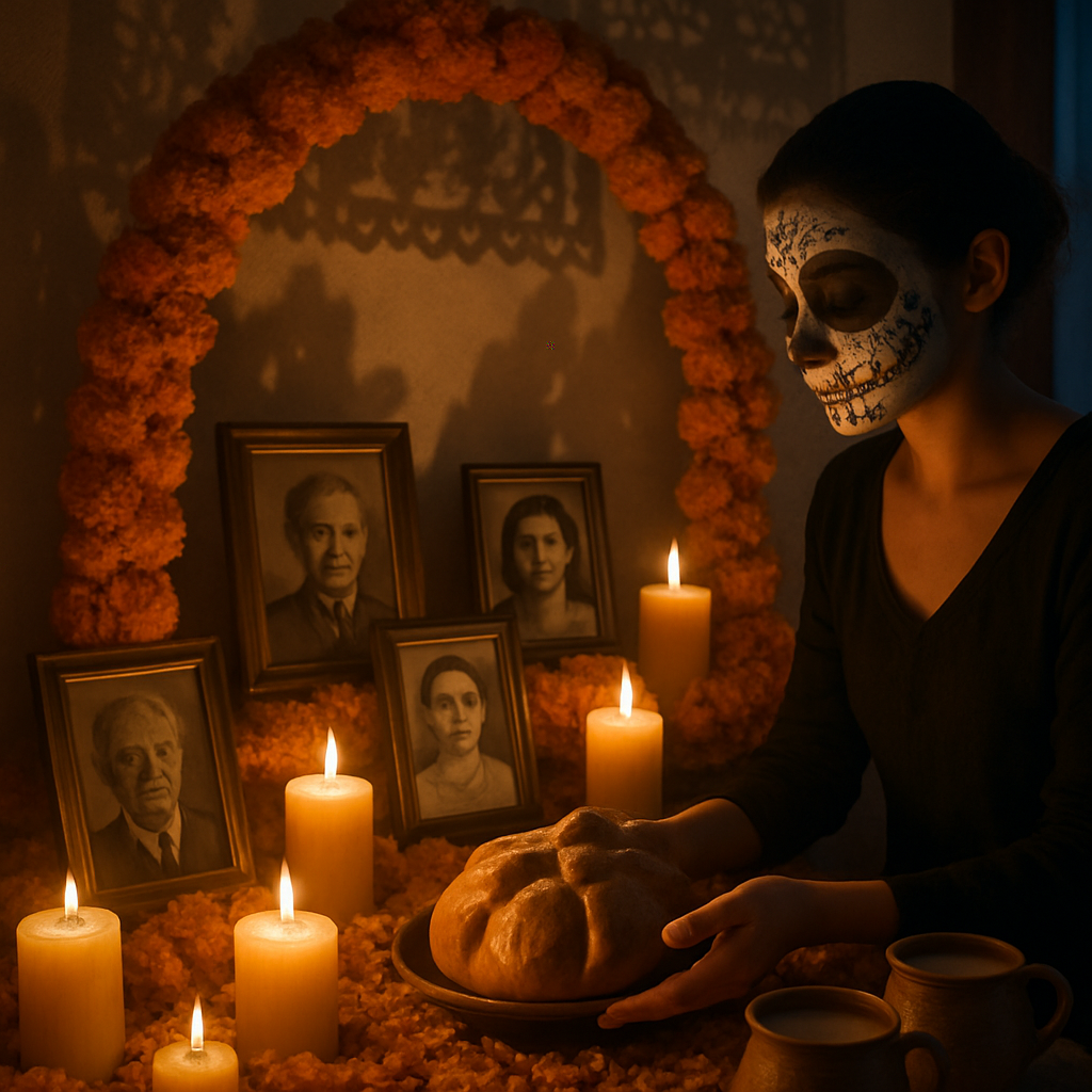 Día De Muertos Ofrenda Evening Paint by numbers kits