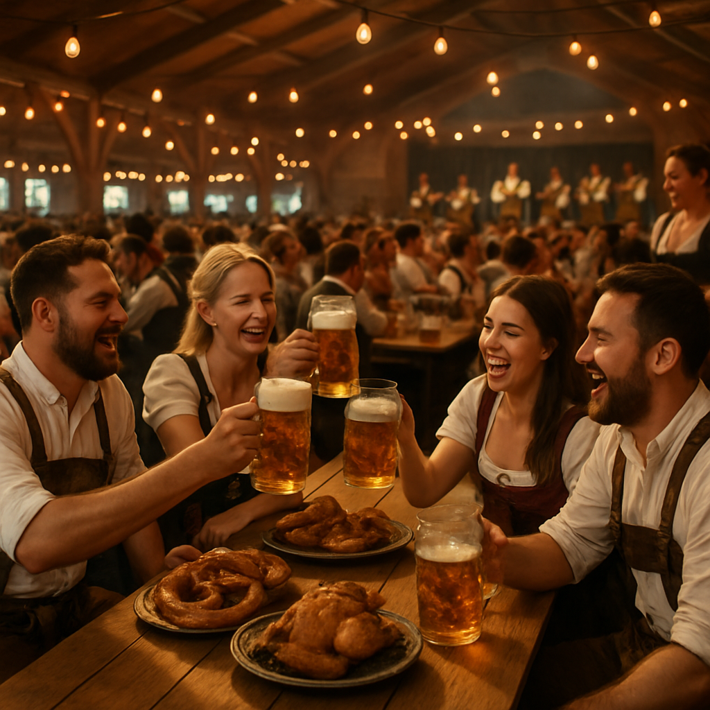 Oktoberfest Table Toast Painting by numbers kit
