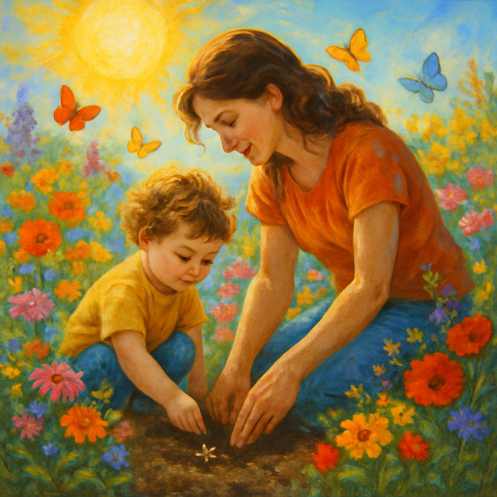 Heartfelt Garden Memory Numbered painting kits