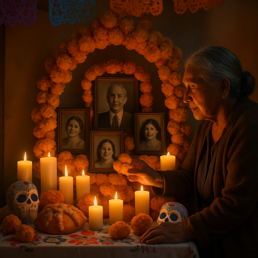 Dia De Muertos Home Altar Numbered painting kits