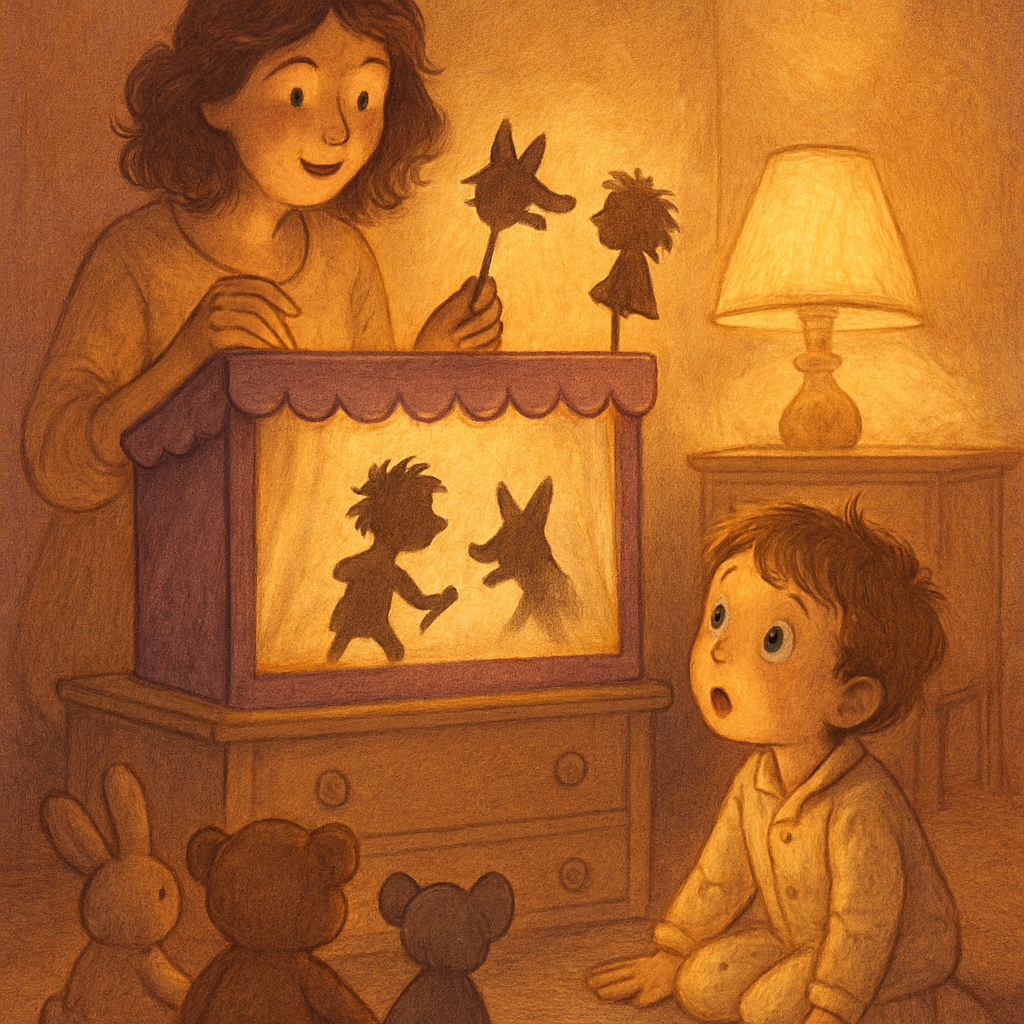 Bedtime Puppet Theater Painting by numbers kit