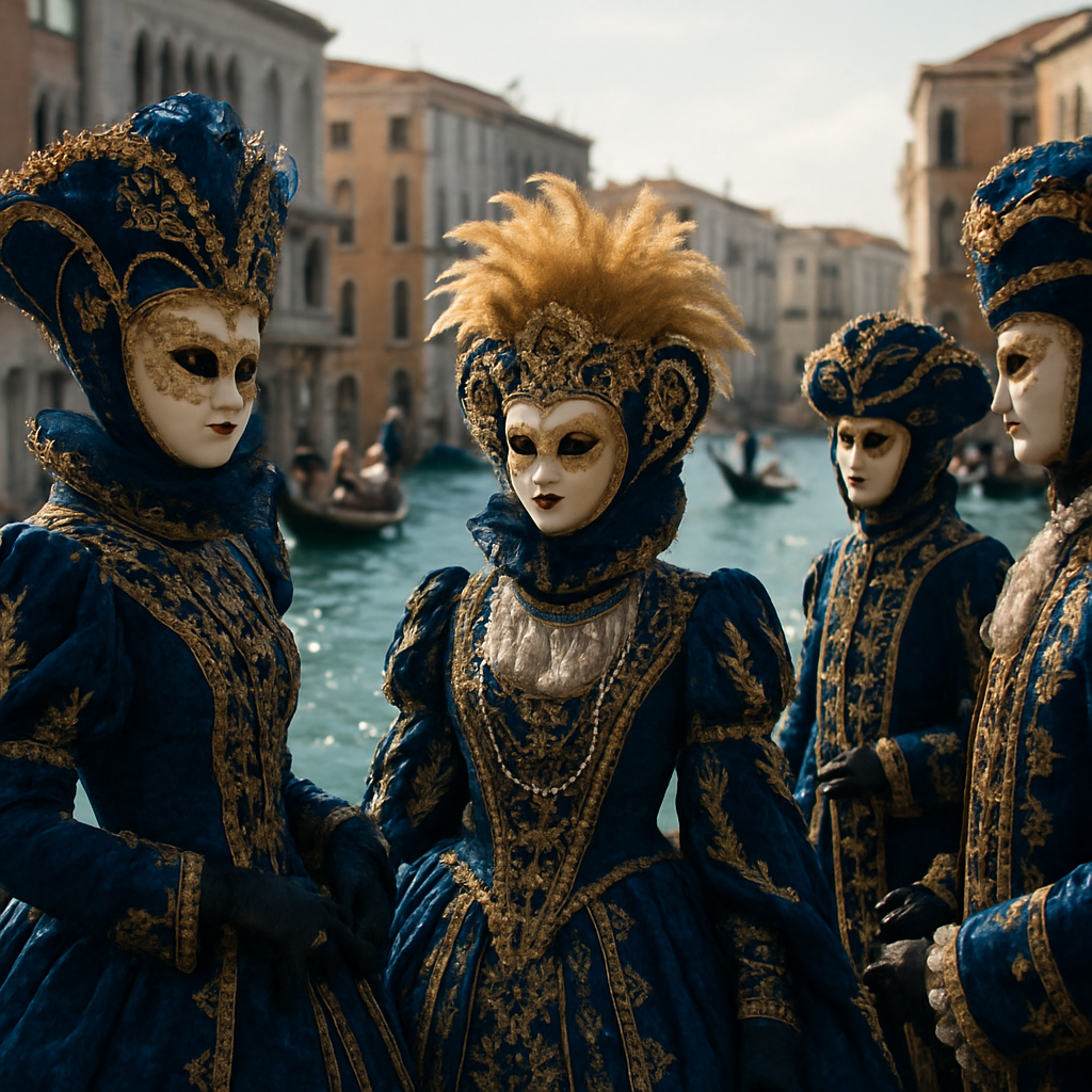 Carnival Of Venice Masquerade paint by color