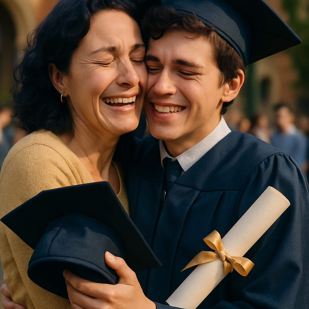 Graduation Day Pride Embrace paint by numbers