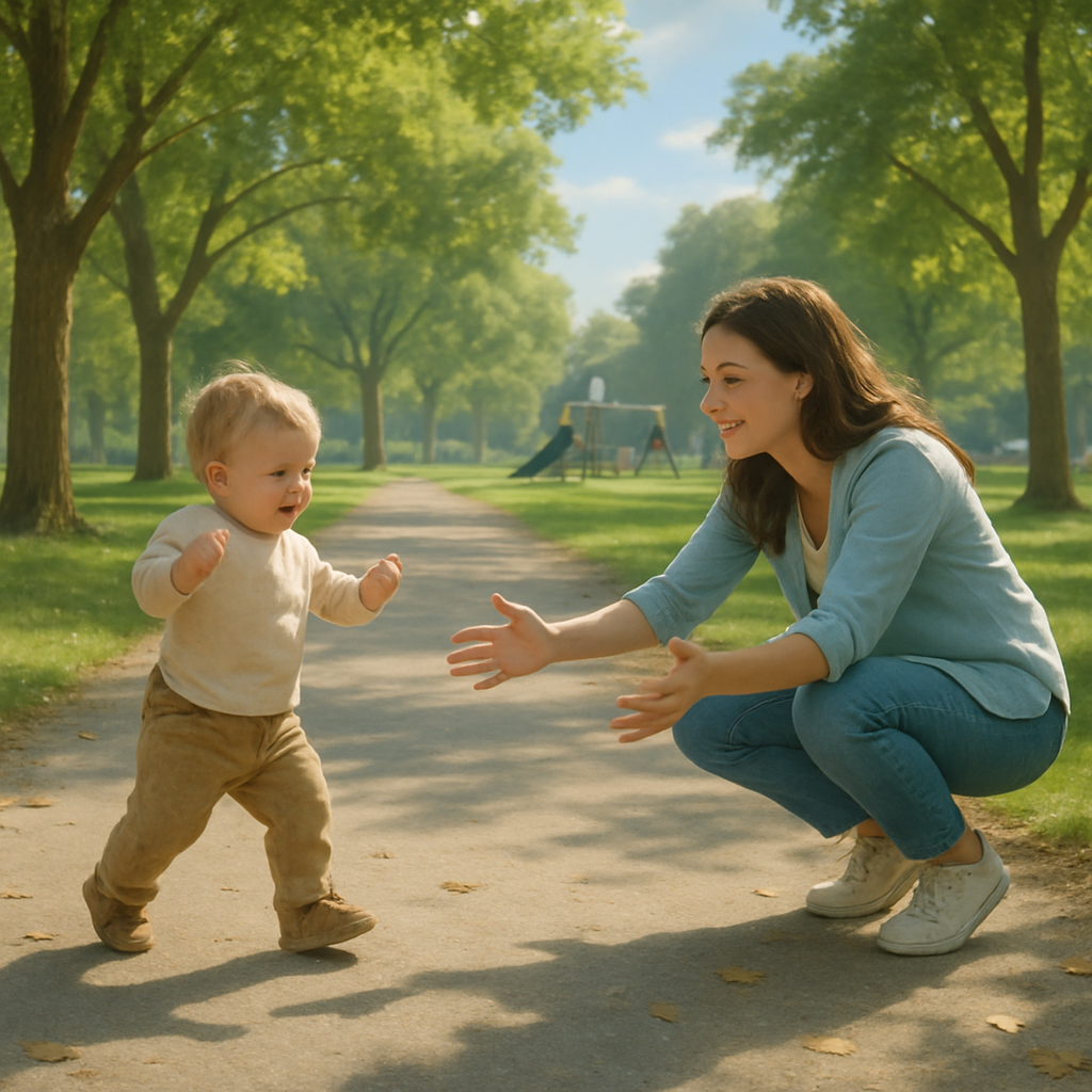 First Steps In The Park painting number kit