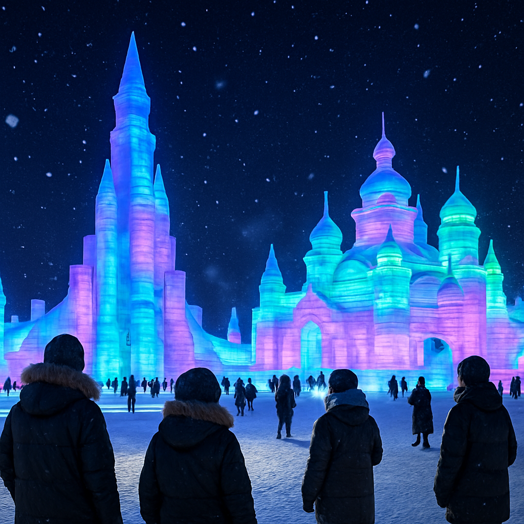 Harbin Ice And Snow Festival paint by number