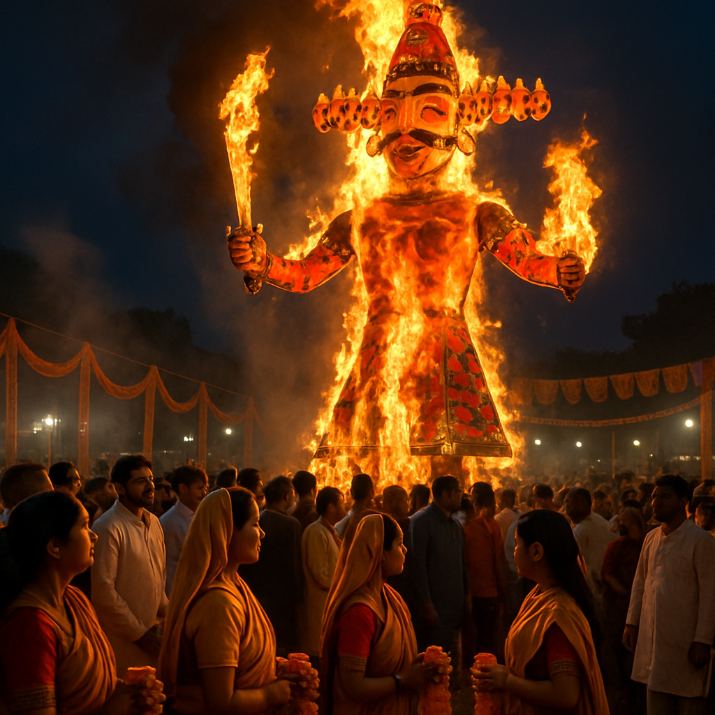 Dussehra Victory Parade DIY paint by numbers