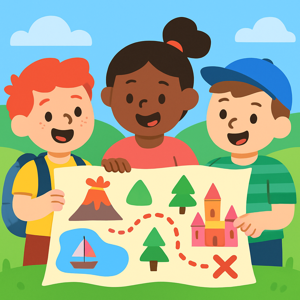 Magic Map Adventure Number painting