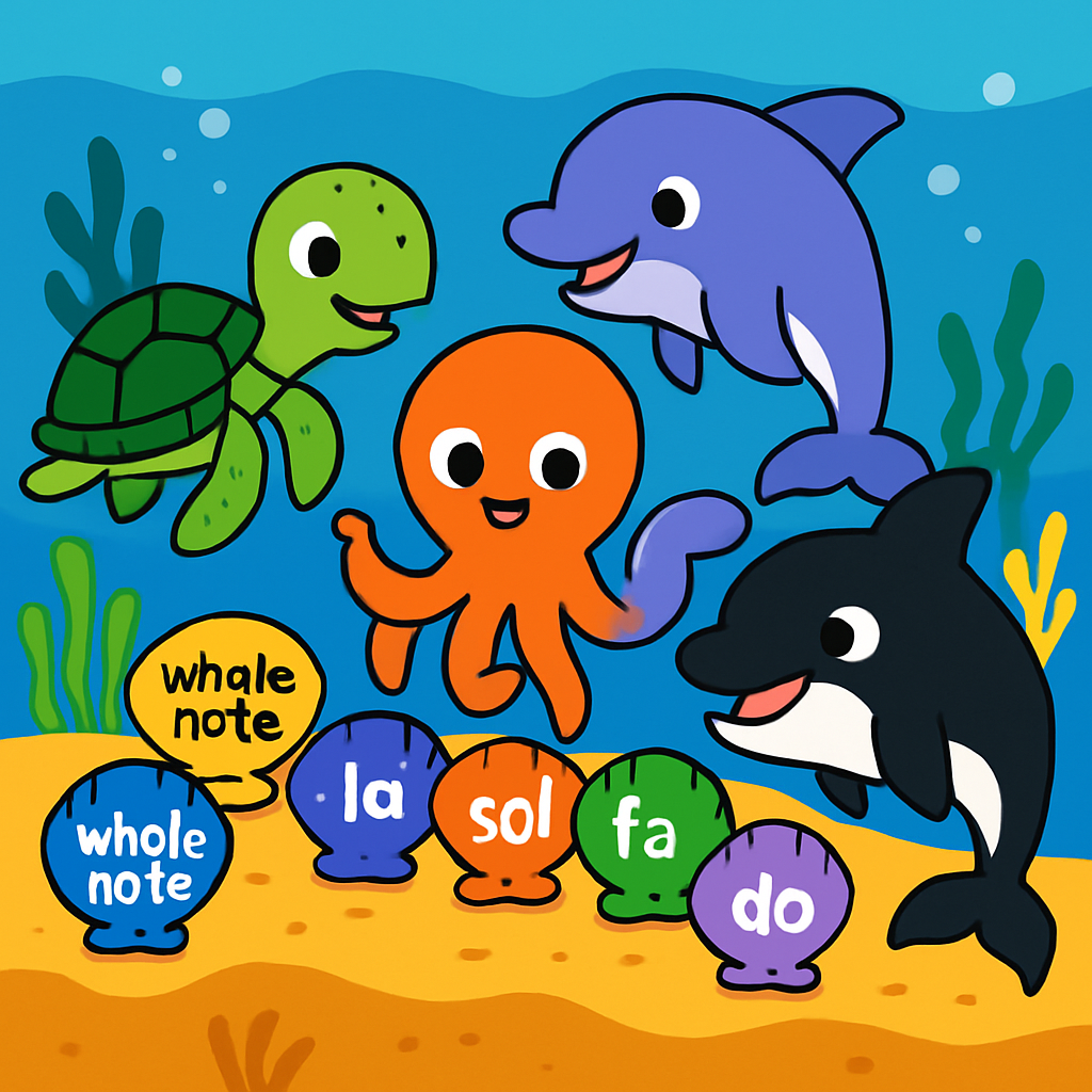 Coral Concert Classroom Numbered painting kits
