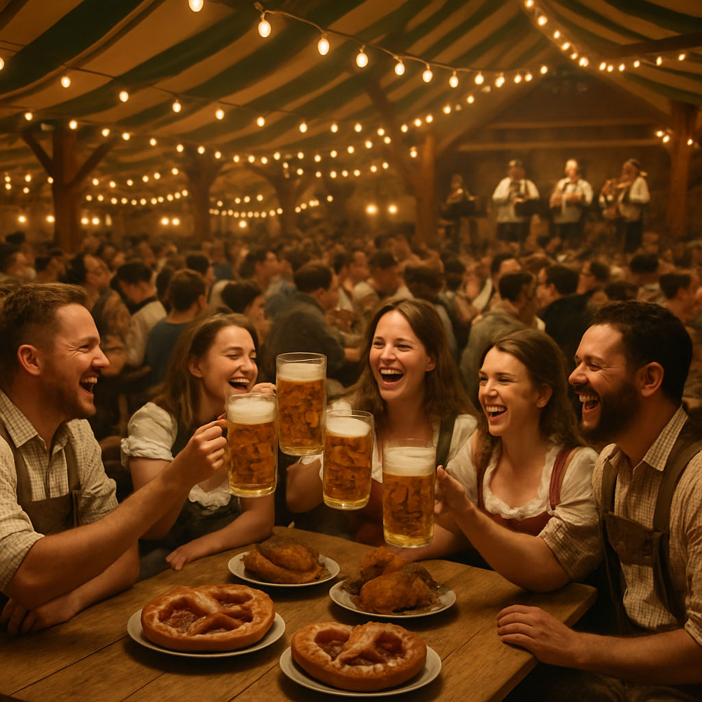 Oktoberfest Long Table Paint by numbers kits