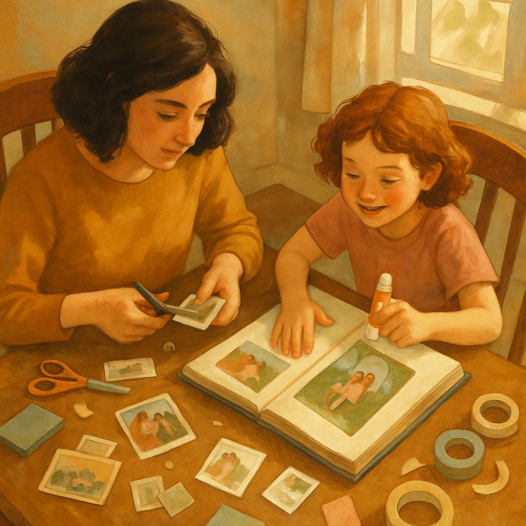 Crafting Memory Collage Numbered painting kits