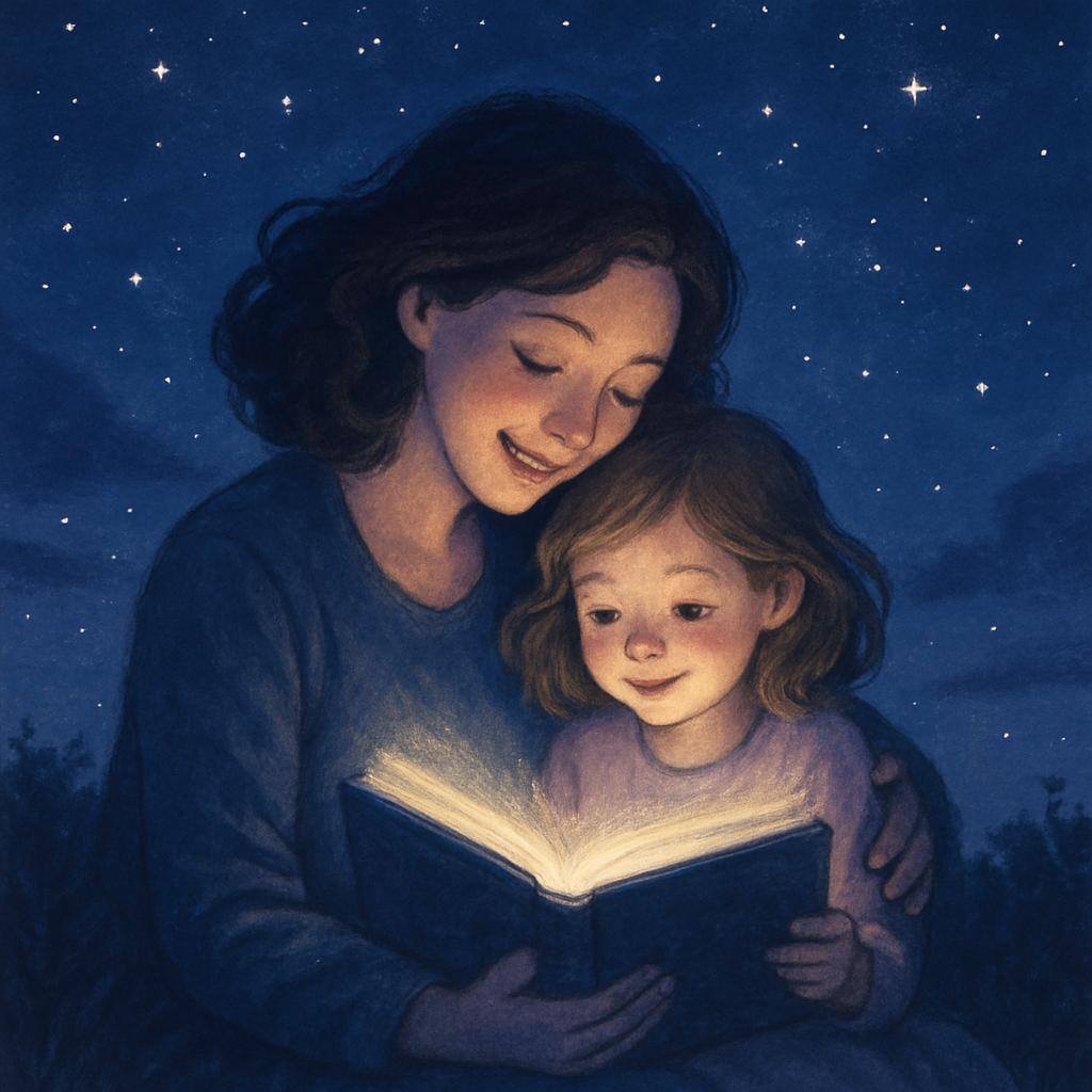 Shared Storybook Under The Starry Sky Number painting