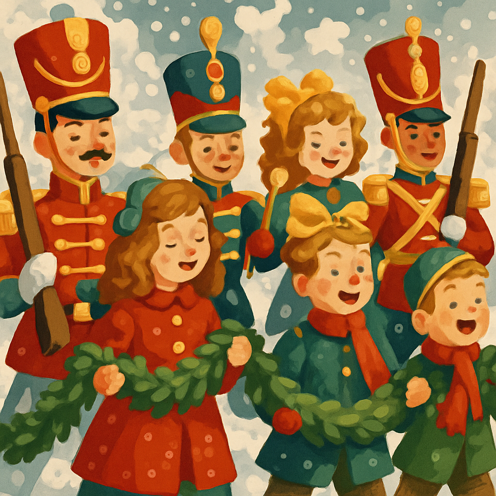 Nutcracker Parade Numbered painting kits