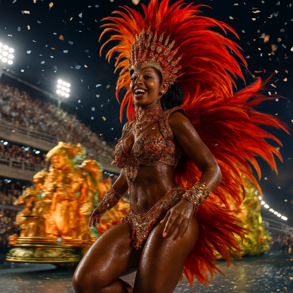 Rio Carnival Parade Night paint by numbers