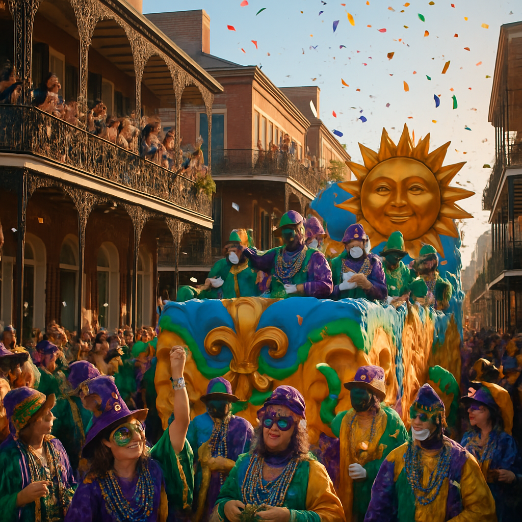 Mardi Gras New Orleans DIY paint by numbers