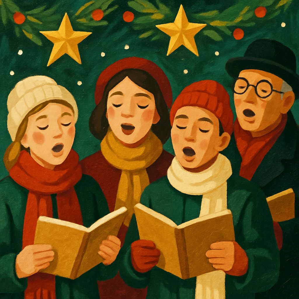 Midwinter Choir paint by numbers