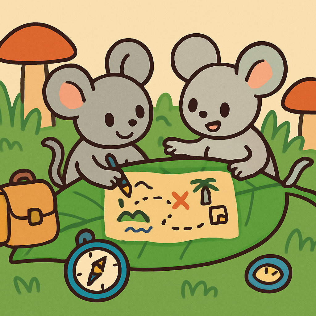 Map-Making Mice Painting by numbers kit