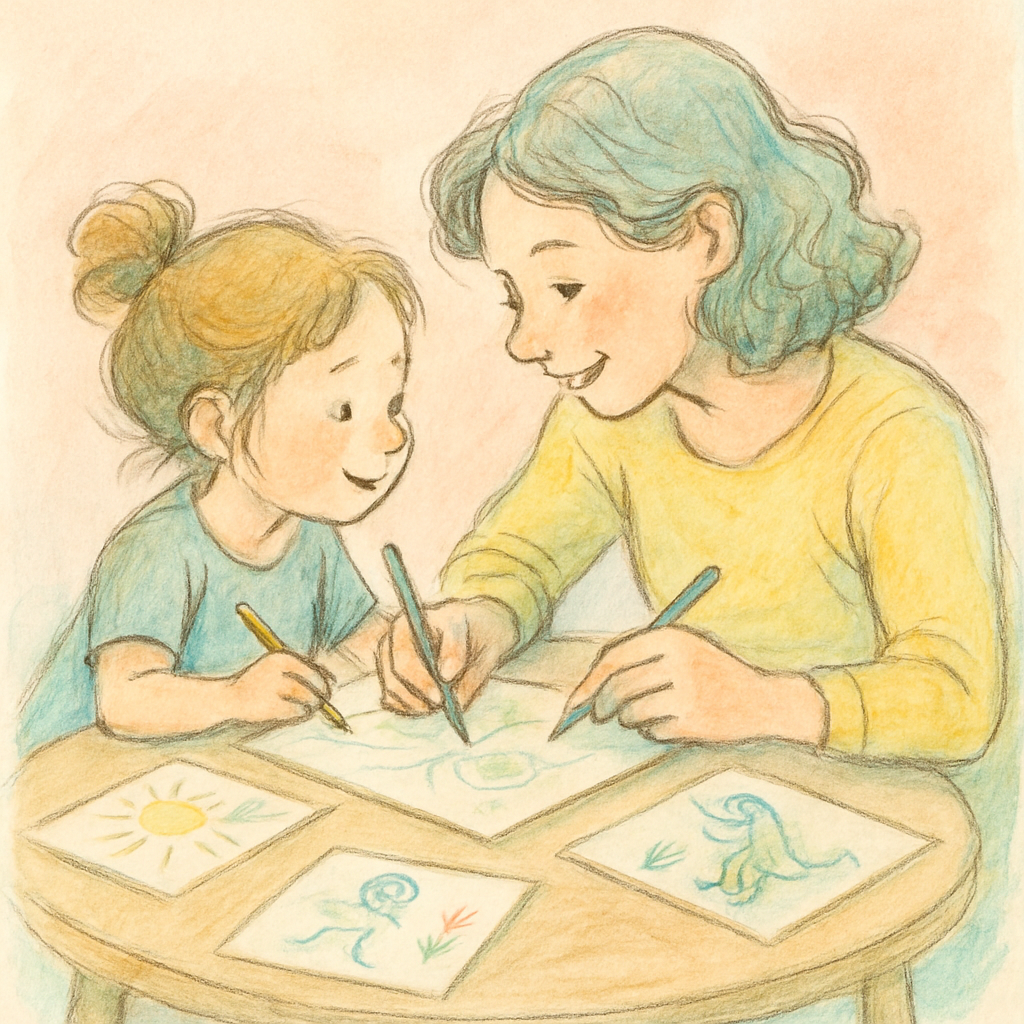 Shared Sketchbook Dreams Number painting