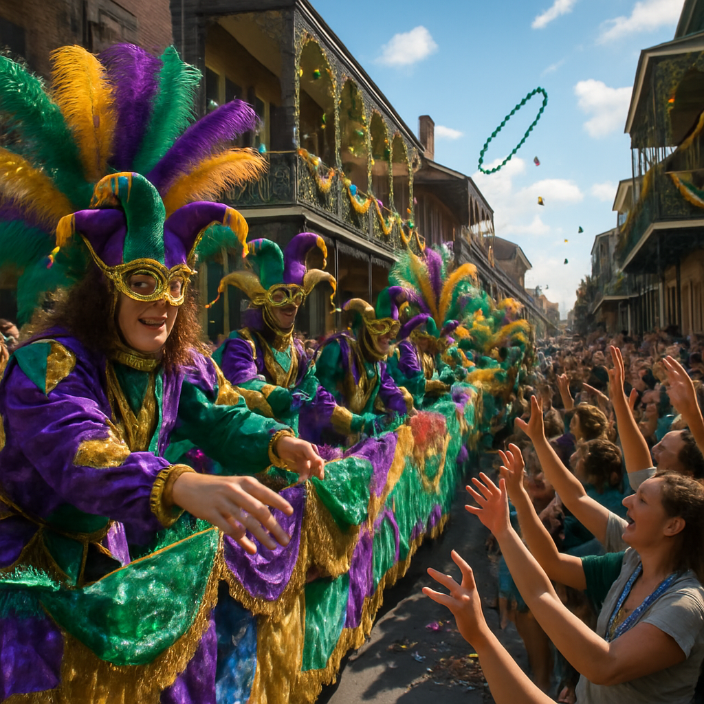 Mardi Gras New Orleans Street Parade Paint by numbers kits