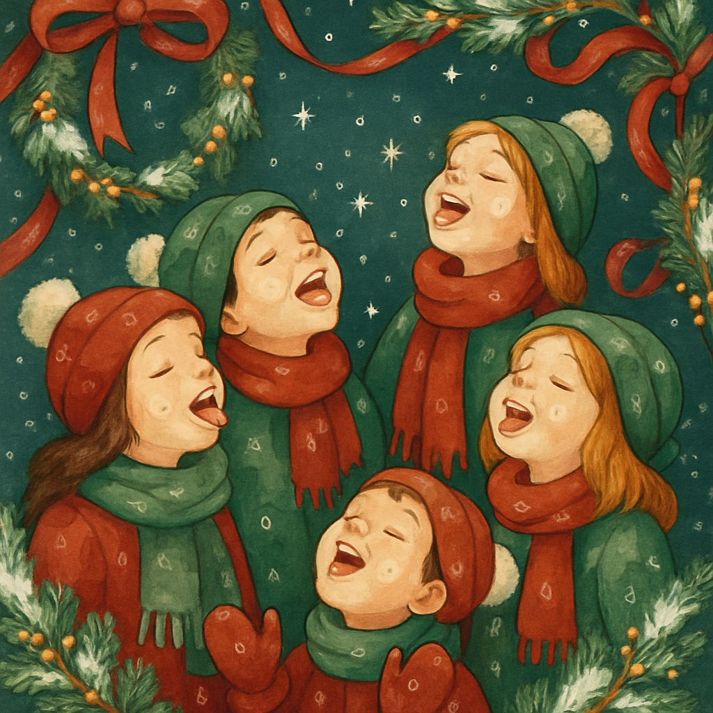 Snowflake Serenade Painting by numbers kit