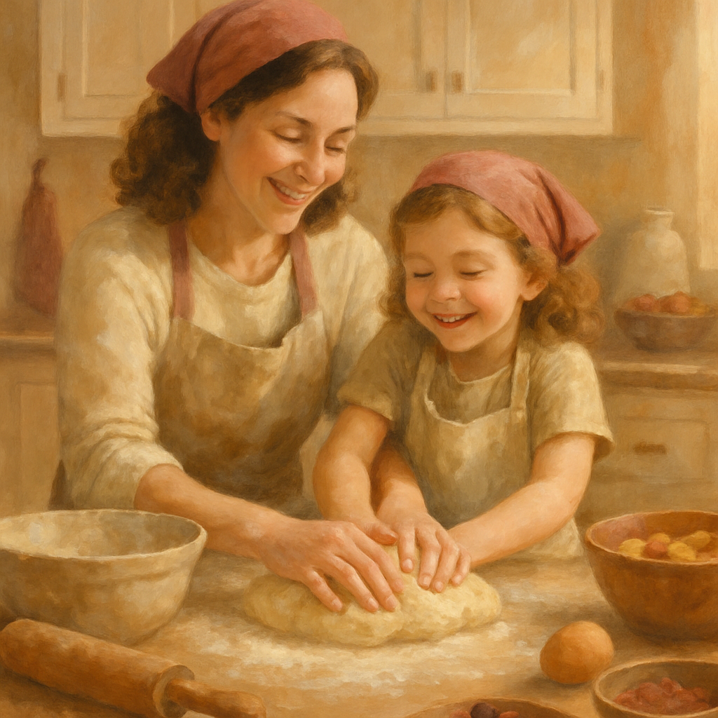 Cooking Together In Harmony Paint by numbers art