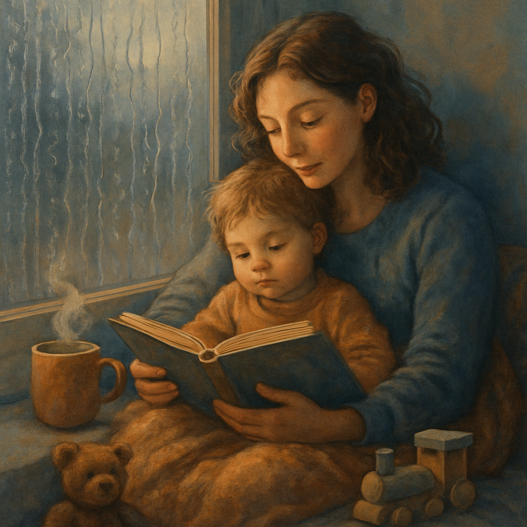 Rainy Window Storytime Numbered painting kits