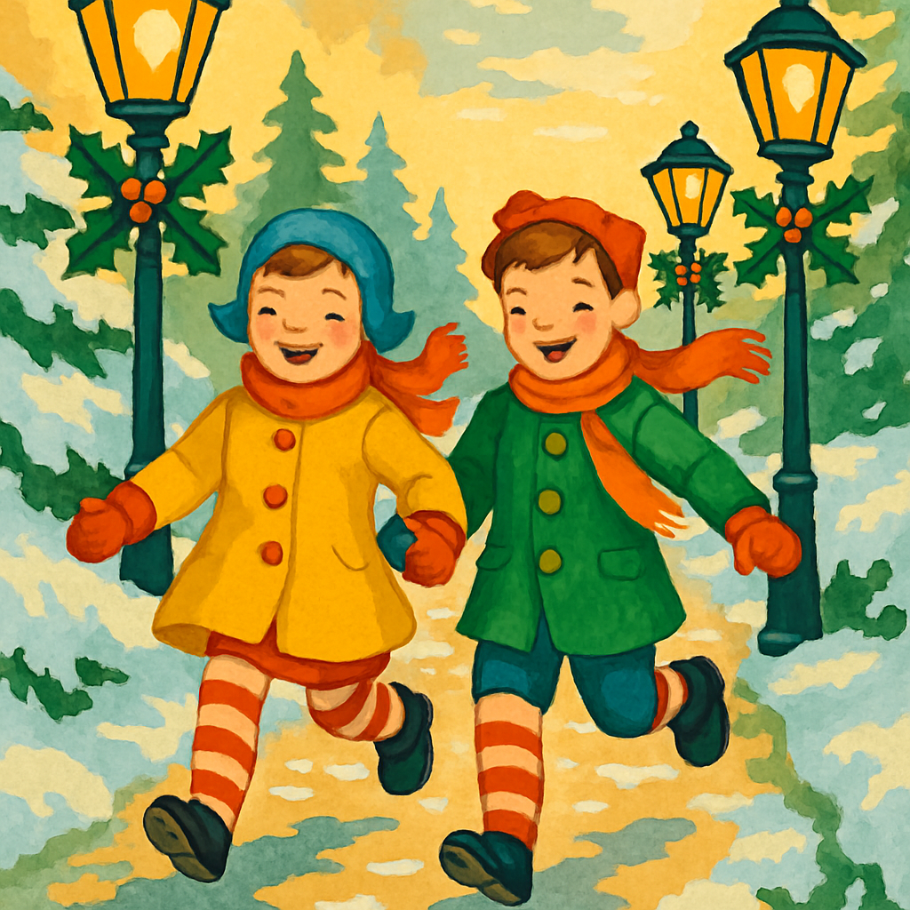 Stocking Stroll paint by numbers