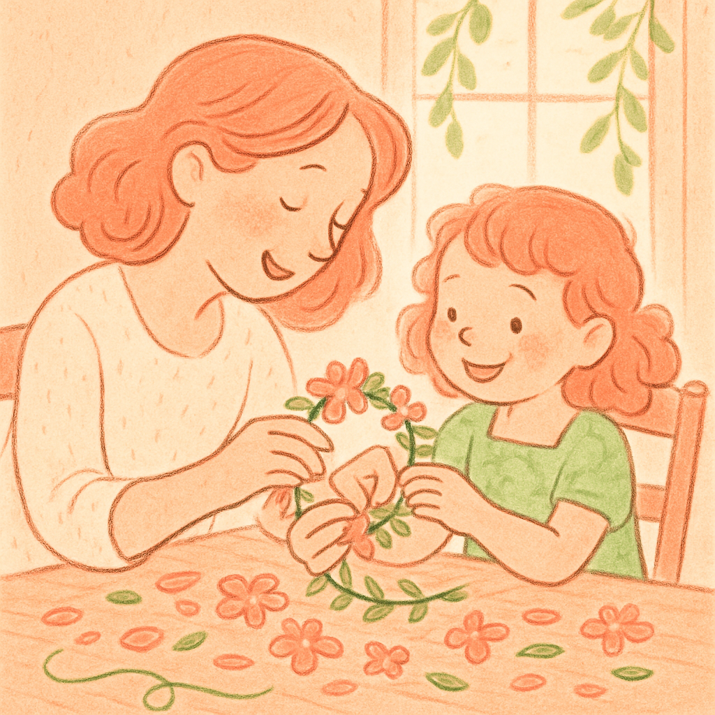 Flower Crown Crafting Numbered painting kits