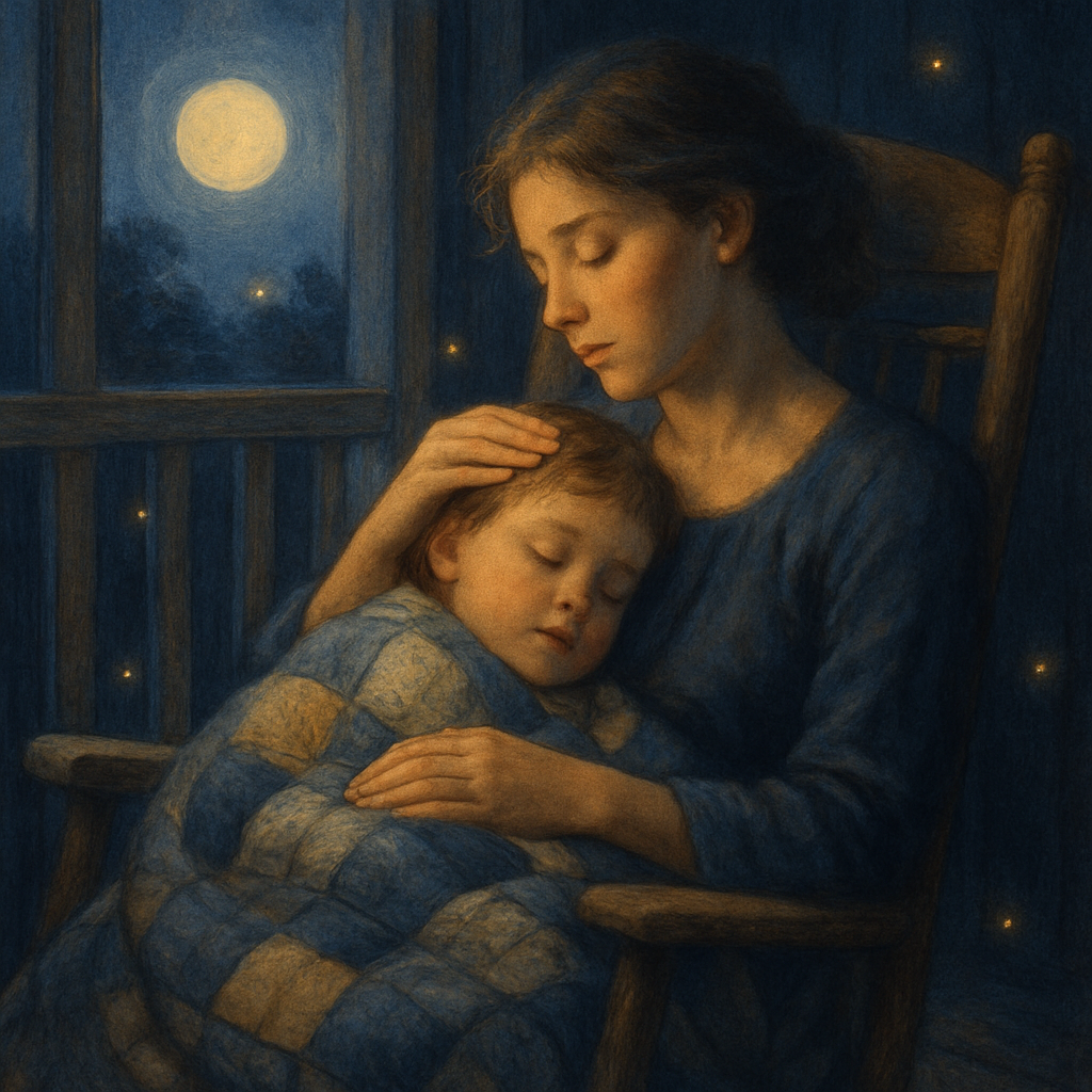 Moonlight Rocking Chair Number painting