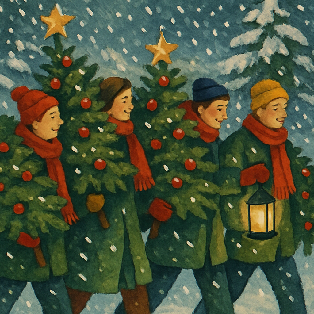 Evergreen Embrace Paint by numbers art
