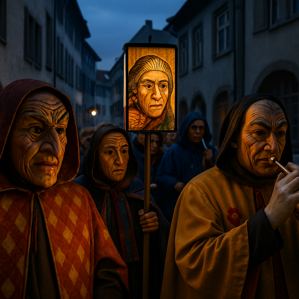 Carnival Of Basel Fasnacht paint by numbers