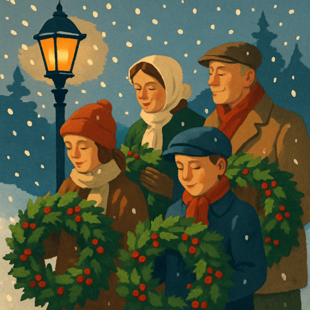 Midnight Wreath Walk Paint by numbers kits