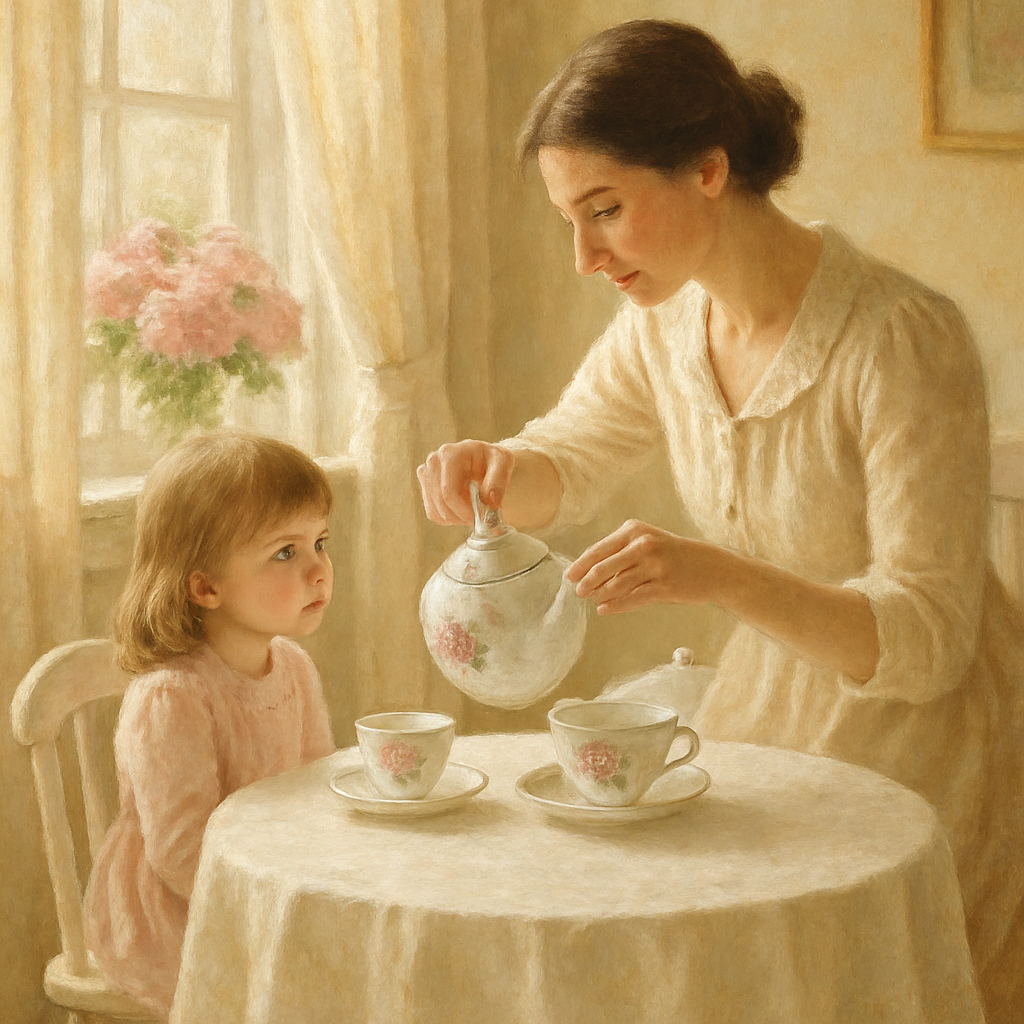 Hospitality Tea Party At Home Numbered painting kits