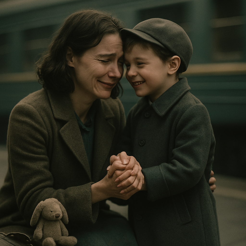 Train Station Farewell And Return paint by numbers