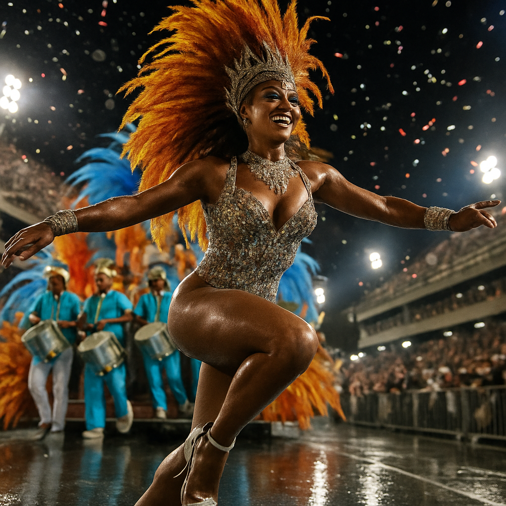 Rio Night Carnival Parade Painting by numbers kit