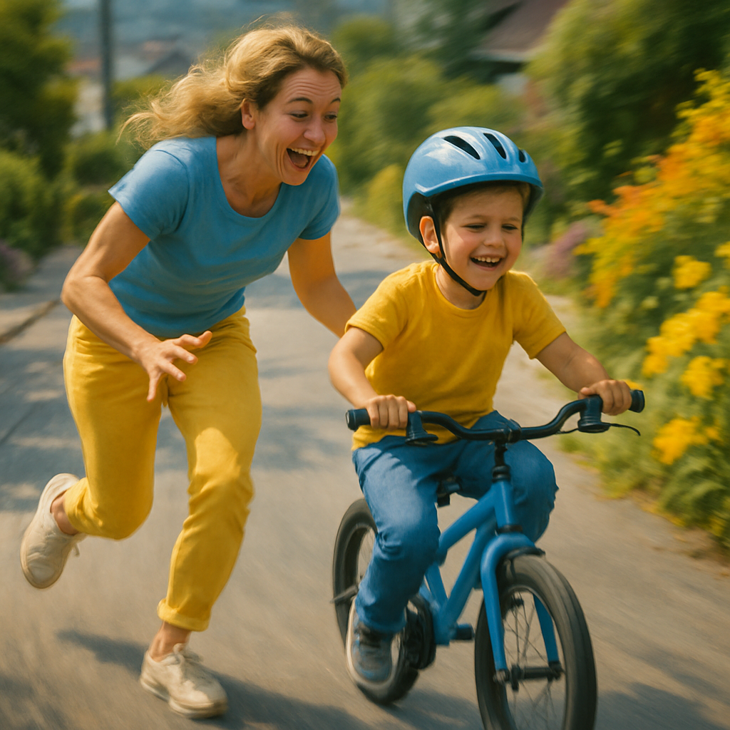 Bicycle Training Triumph paint by numbers
