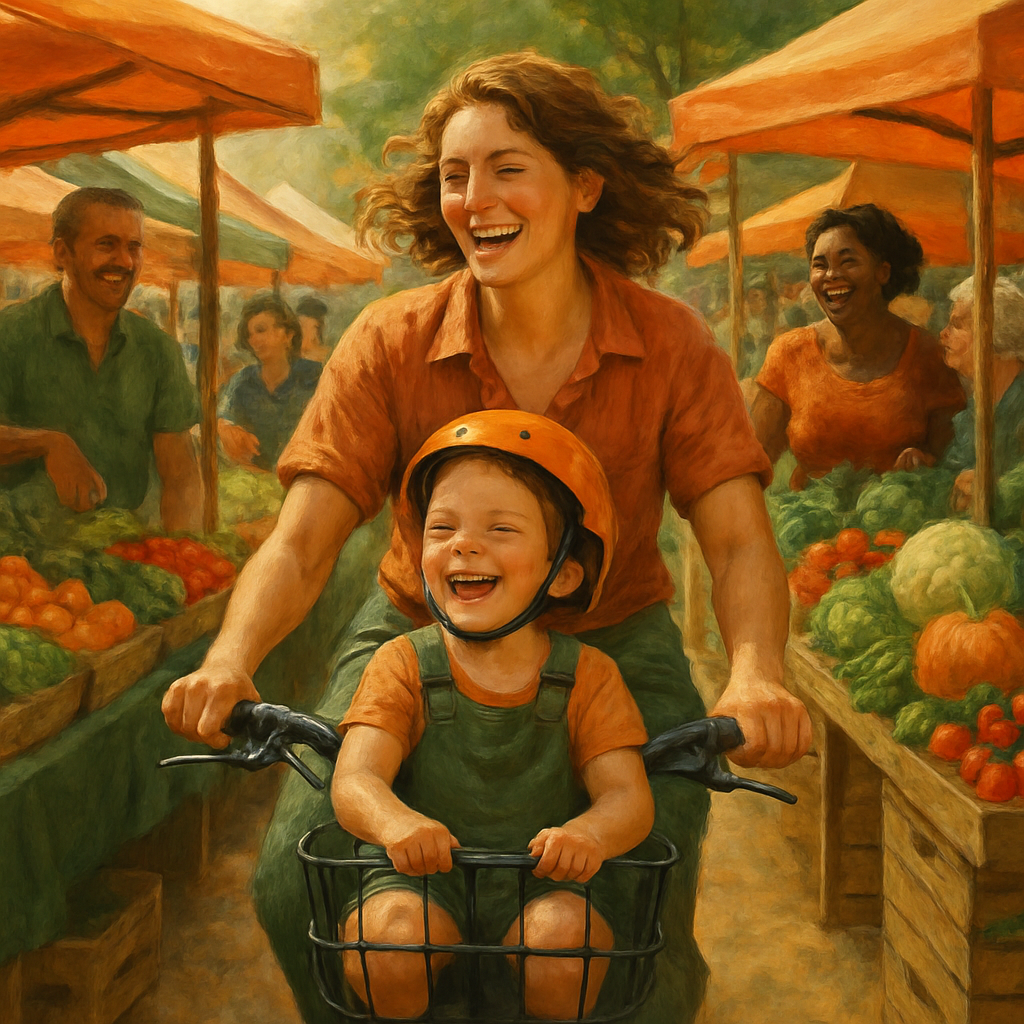 Bike Basket Market Run painting number kit