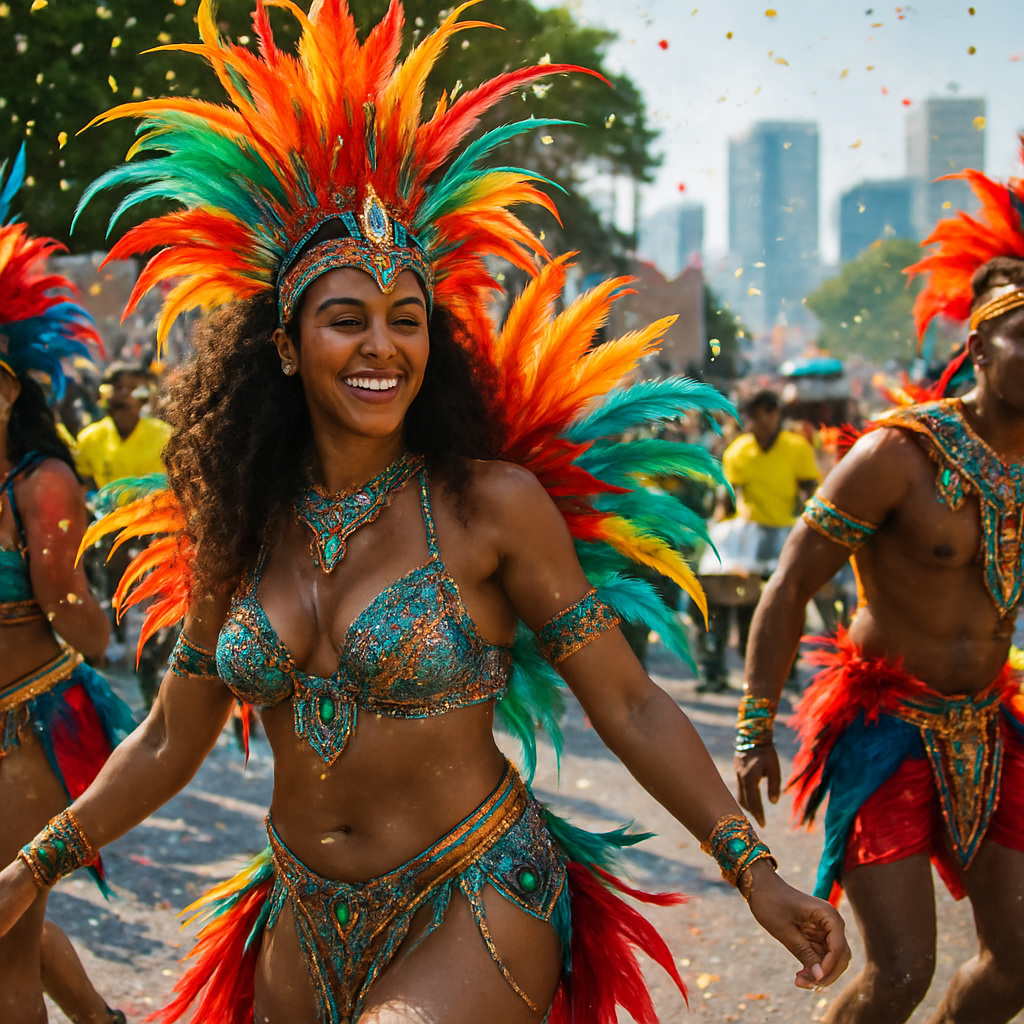 Trinidad Carnival Panorama Paint by numbers kits