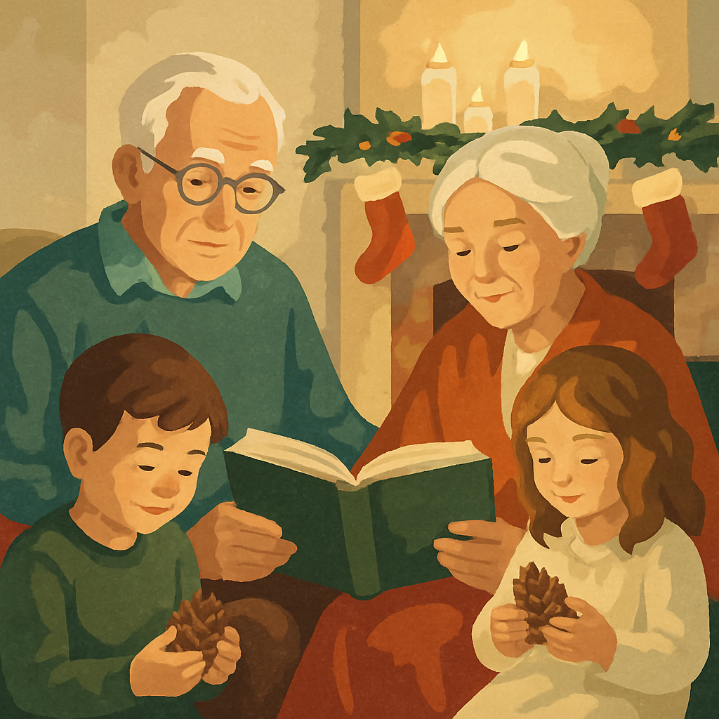 Pinecone Storytime Number painting