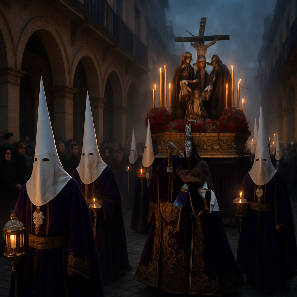 Semana Santa Procession Seville Spain Paint by numbers kits